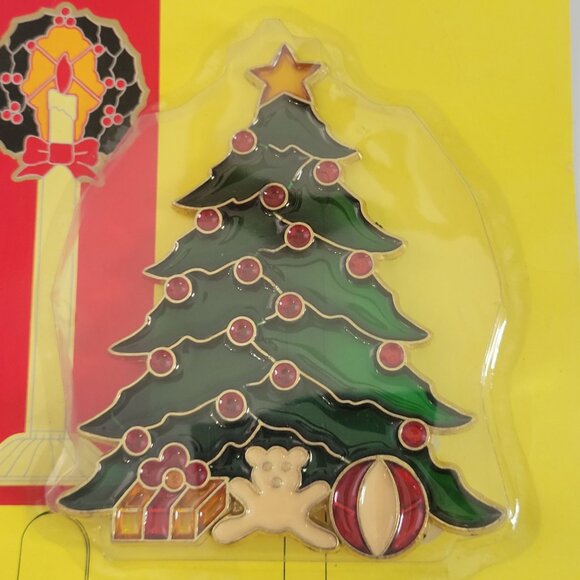 Tiffany Style Christmas Tree Chandelier Clip On Ornament All Seasons Internation - Picture 2 of 3